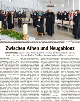 Bericht in der Allgäuer Zeitung