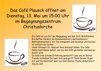 Einladung Café Plausch